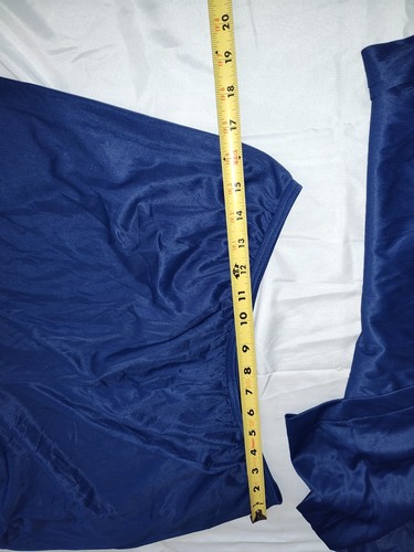 NWT VANITY FAIR Lady Plus Size 44/XL Navy Blue Button Up Short Sleeve Pajama Set - Picture 10 of 13