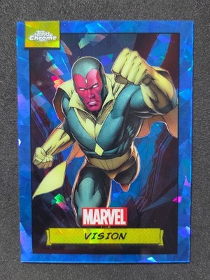 2024 Topps Chrome Sapphire Marvel, Vision #57