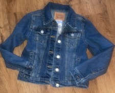 Levis Blue Denim Trucker Jacket Youth Kids 10 Classic BOYS GIRLS