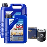 MotoröL Set 5W-40 Liqui Moly 6 Liter + ÖLfilter FüR Citroen Fiat Peugeot Renault