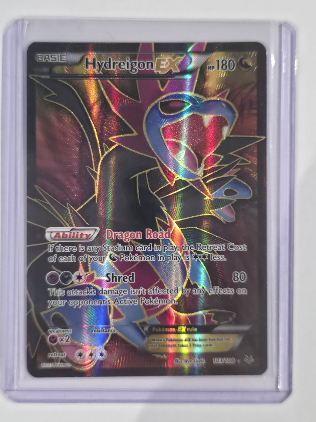 Hydreigon ex 2015 XY: Roaring Skies #103/108 Holo (Full Art) Price Guide -  Sports Card Investor