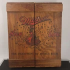 Vintage Miller High Life Beer Wall Hanging Crate Cabinet Wood Display Box Sign