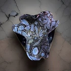 Murano Vintage Black Tutti Frutti Glass Bowl