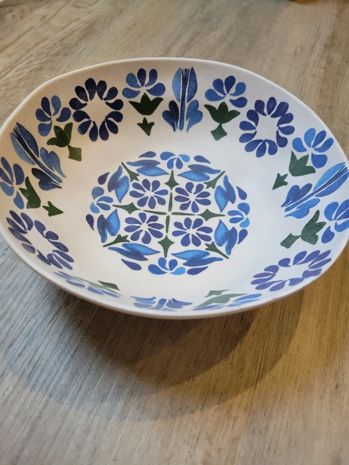 Anthropologie Sea Tile Melamina Cuenco, Ensaladera, UNO, 7,5 Pulgadas Descontinuado Foto 3 de 4