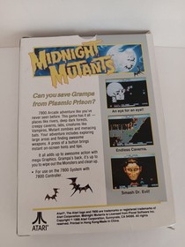 Vintage Atari 7800 ProSystem Midnight Mutants, New In Box, 1990.