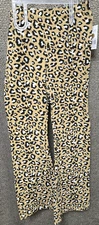 Extremely Me Girls Multicolor Animal Print Flare Leggings Size 7/8 NWT