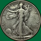 1928-S Walking Liberty Half Dollar Very Fine VF Coin #34638