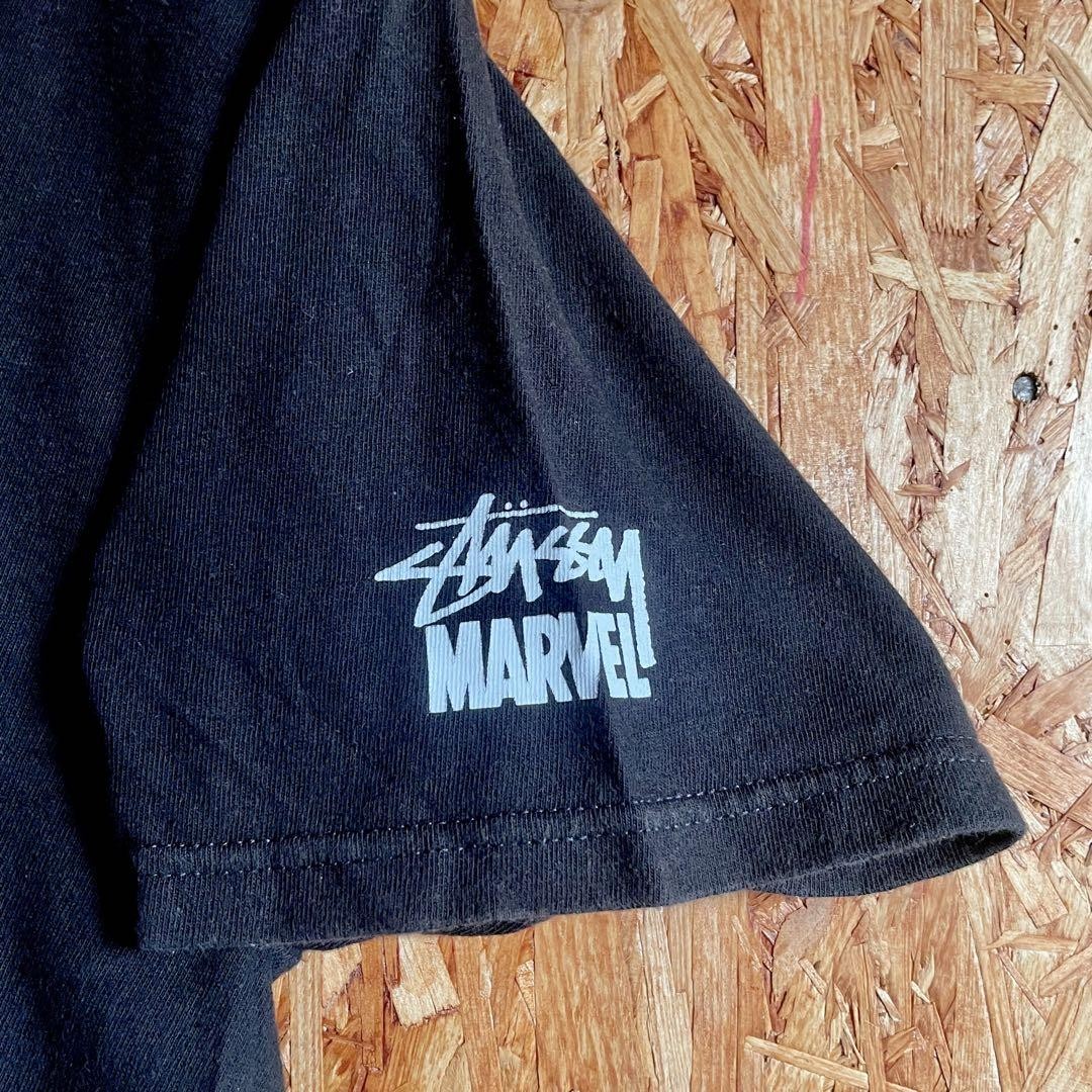 Stussy MARVEL Wolverine X-MEN collaboration T-shirt size S vintage