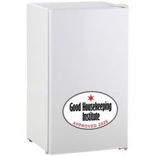 HOMCOM 91L Under Counter Fridge Good Housekeeping Institute Approved White