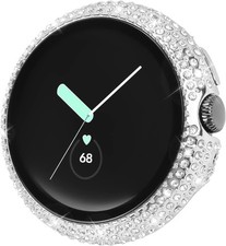 Case with Screen Protector for Google Pixel Watch 3 41 mm Bling Protective Cover