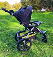 Baby Trend Expedition GLX Jogger Stroller 3-Wheel Canopy Cup Holder Green/Black