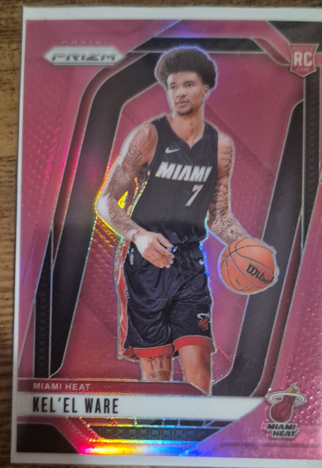 2024-25 Panini Prizm - Kel'el Ware #248 Pink Prizm /249 (RC)