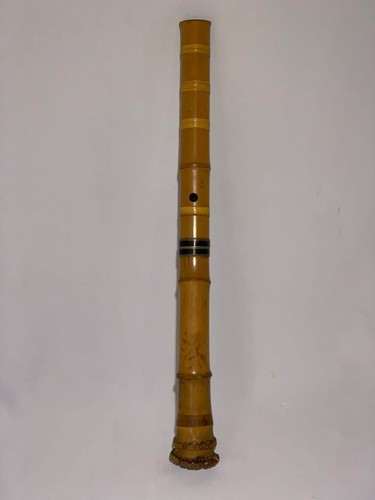 Japanese Instrument Shakuhachi vertical bamboo flute 21inch with Sign - Picture 4 of 10