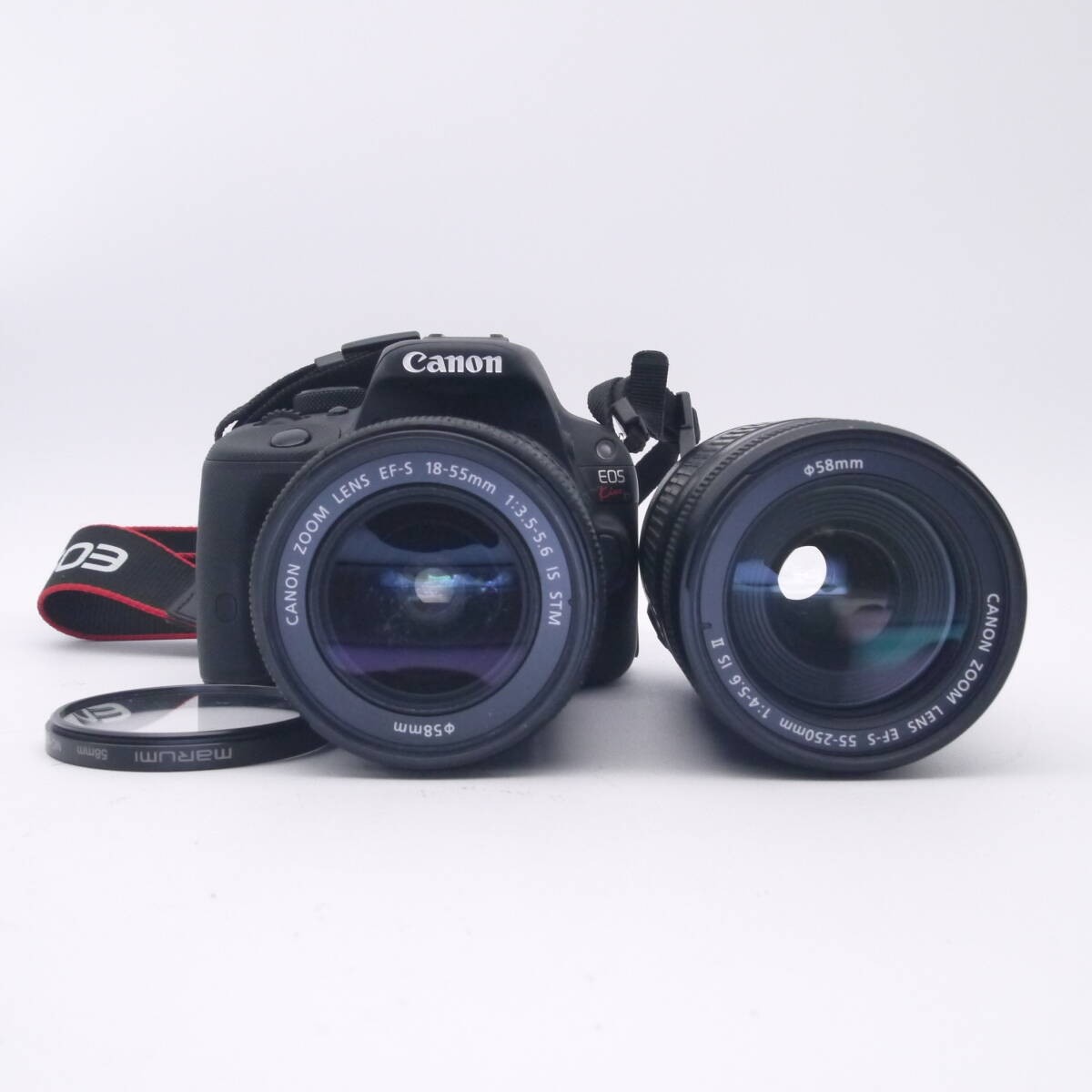 Canon EOS Kiss X7 DSLR Camera with EF-S 18-55mm & 55-250mm