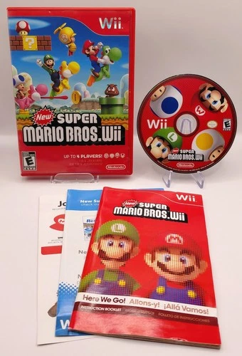 New Super Mario Bros. Wii (Nintendo Wii, 2009) - CIB