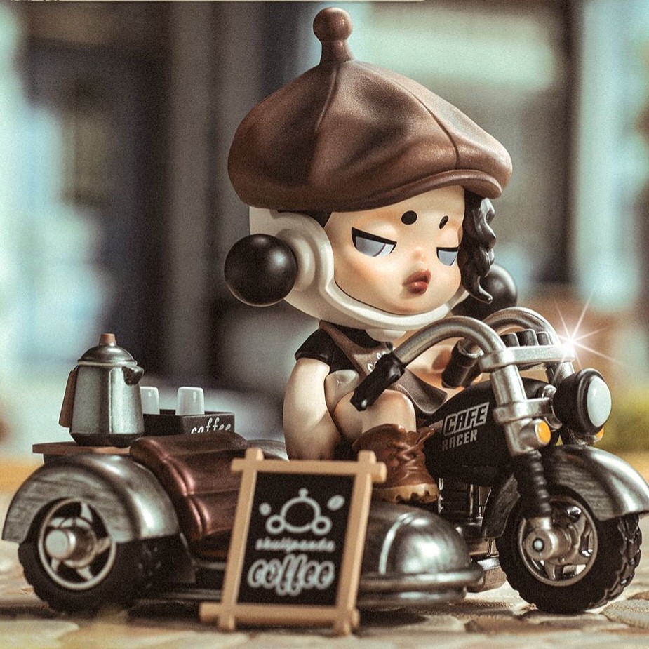 POP MART x SKULLPANDA Laid Back Tomorrow Coffee Express Secret