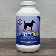 NuVet Labs NuJoint DS - 120 Wafers - New & Sealed - Free Shipping - Exp: 05/27