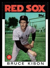 1986 Topps #117 Bruce Kison Card Boston Red Sox