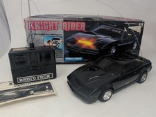VINTAGE KNIGHT RIDER KITT / KNIGHT 2000 MATSUSHIRO RADIO CONTROL CAR, BOXED