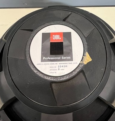 JBL 2245H Professional Series スピーカー JBL 2245H modified to 2240H, 18” Subwoofer, 8 ohm | eBay