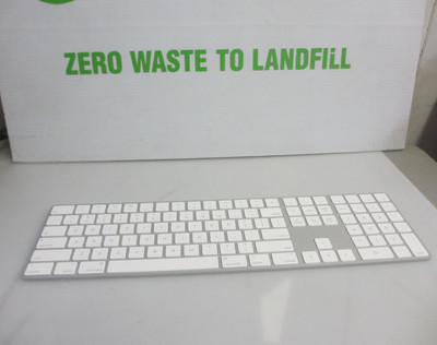Apple Magic Wireless Keyboard A1843 Silver White Thin Numeric