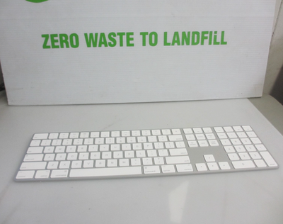 Apple Magic Wireless Keyboard A1843 Silver White Thin Numeric