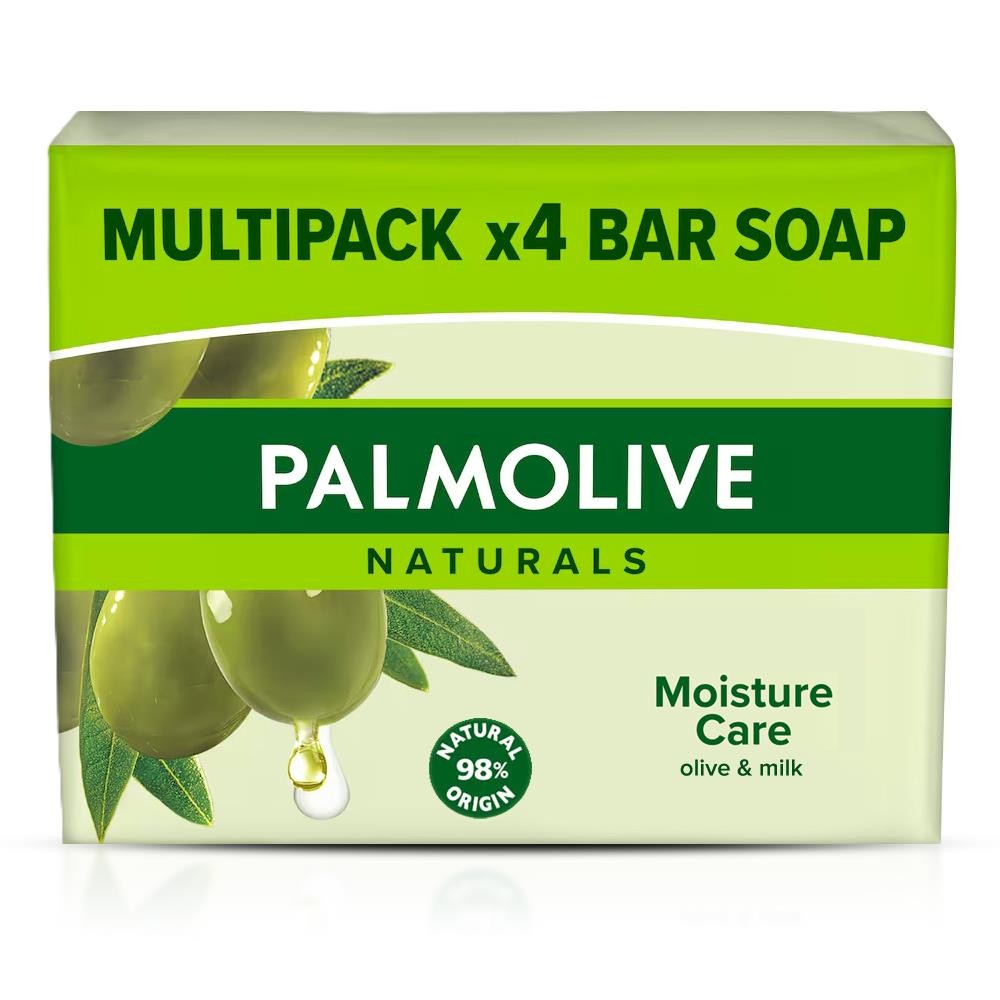 Palmolive Naturals Moisture Care Olive & Milk Soap 4 x 90g