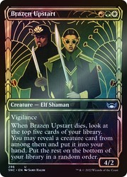 Brazen Upstart (Showcase) Foil - Streets of New Capenna #296
