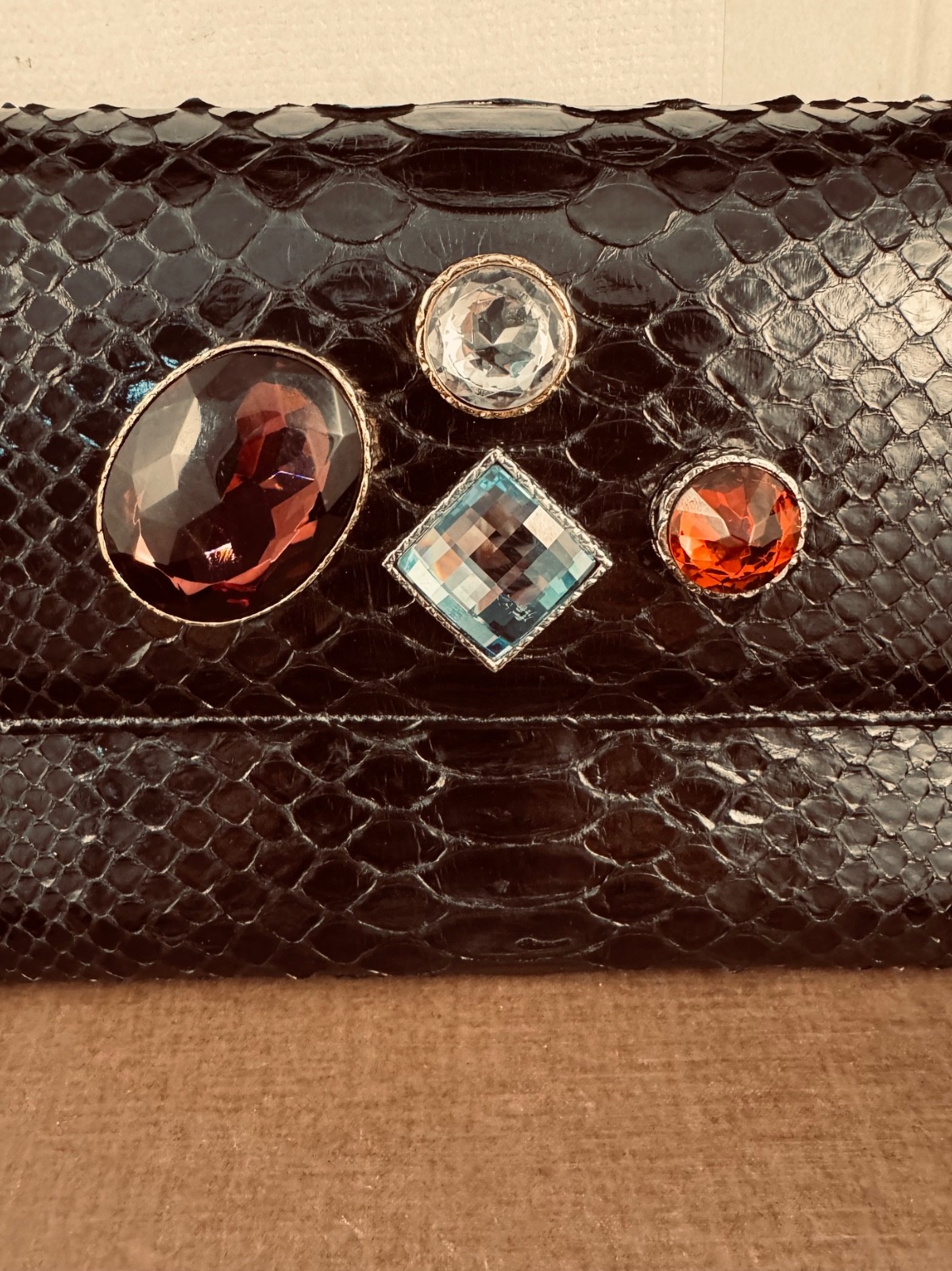 Mint Condition Carlos Falchi Python Handbag -- Ha… - image 3