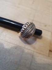 Rare Bijoux Ancien Montre Mecanique  Bague Du Bois 1785 Plaqué  Or Unique 