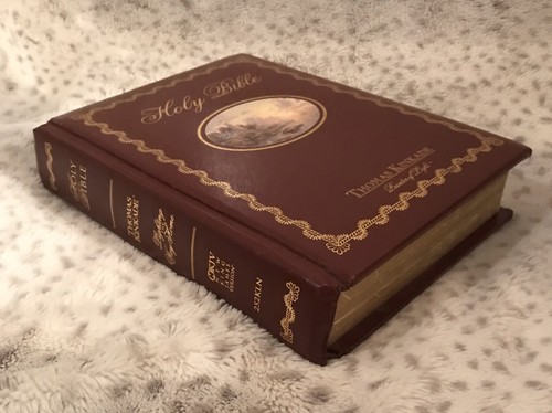 Holy Bible Thomas Kinkade New King James Version Painter of Light NKJV 2002 - Picture 3 of 11