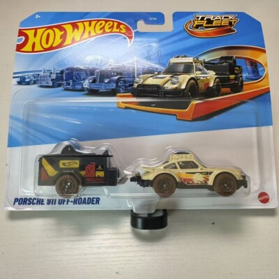 2024 Hot Wheels Track Fleet: Porsche 911 & Drift Camper 2-Pack - 1:64 Diecast NEW