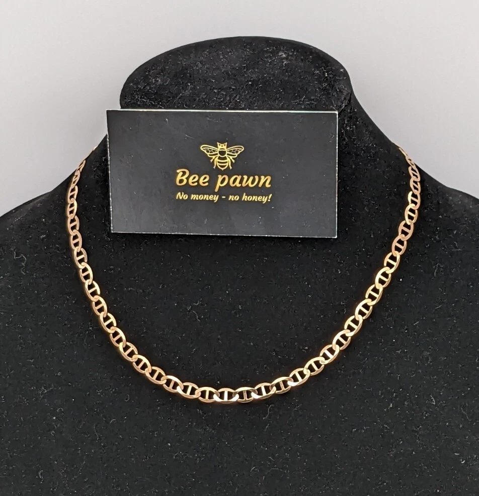 10K Yellow Gold Gucci Link Chain 12g 17in 6mm eBay