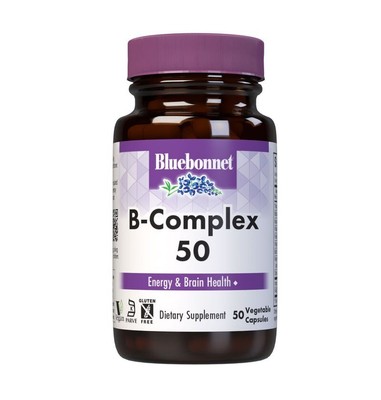 Bluebonnet B-Complex 50 Vegetable Capsules