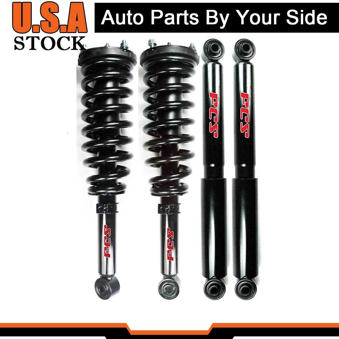 OE Front Strut & Rear Shock For 2003-2006 Kia Sorento 2WD/4WD Lifetime Warranty