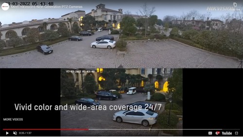 DS-2SE7C432MWG-EB/26(F0) 6MP+4MP TandemVu 32x Zoom PTZ IP Camera Auto-tracking - Picture 5 of 10