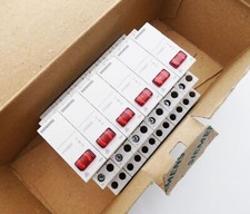  6x Siemens 5TE5 800 AC 230V red indicator-unused/original packaging-