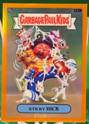 2020 Topps Chrome /75 Orange Refractor STICKY RICK Garbage Pail Kids | eBay