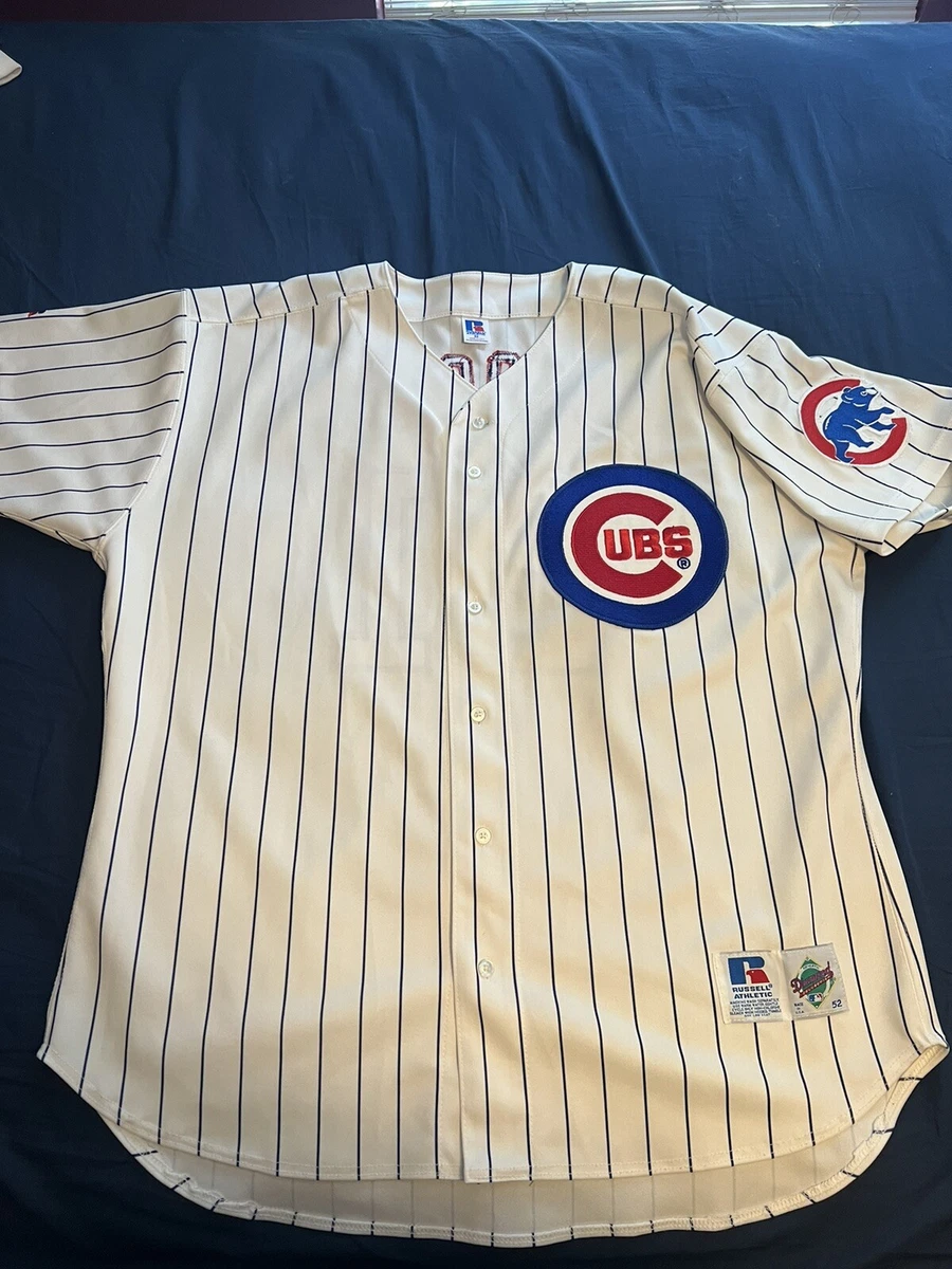 Russell Athletic Sammy Sosa Chicago Cubs Jersey Size 52 XXL Diamond  Collection