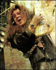 Yngwie Malmsteen with Signature Fender Stratocaster guitar 8 x 11 pin-up artwork