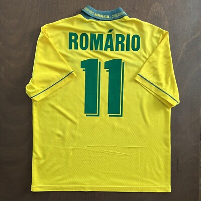 UMBRO Brazil 1993/94 Home Jersey ROMARIO #11 Size XL | eBay