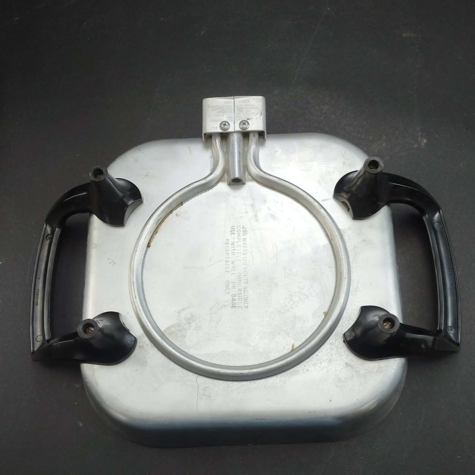 Sunbeam Electric Skillet High Dome Lid Aluminum 721C 425A USA Vntg No