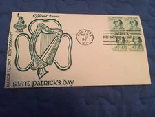 1967 St Patricks Day LOOK with 1279 International stamp show NY