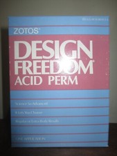 ZOTOS Beauty Salon Design Freedom Acid Perm regular formula