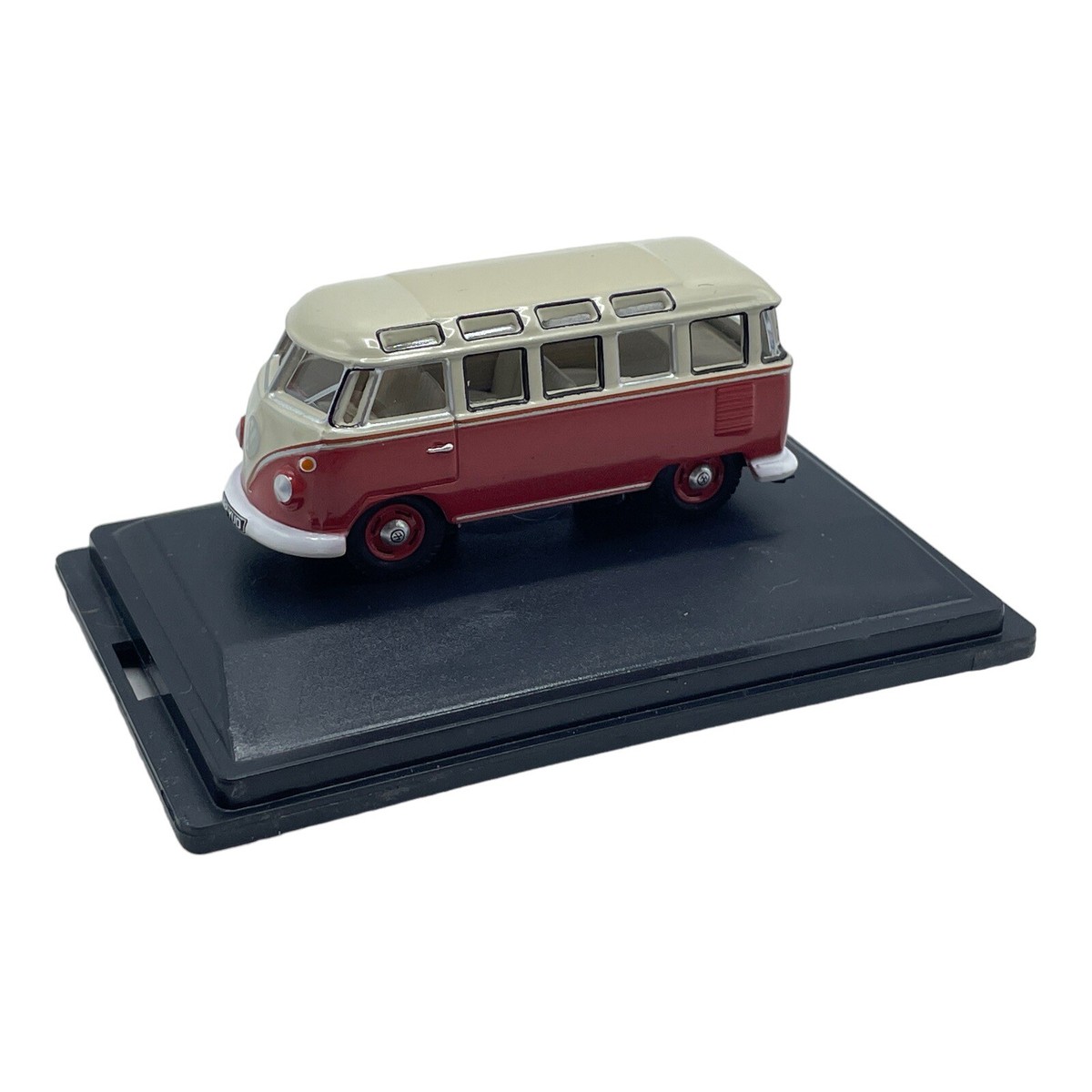 Volkswagen T1 Samba Bus 21 Window Red Diecast VW 1:76 Scale Oxford