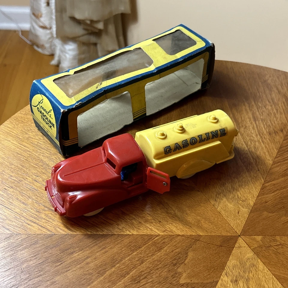 Camión Gasolina Renwal Plástico 7 1/2" En Caja Original De Colección Nº 40 EE. UU. Foto 3 de 4