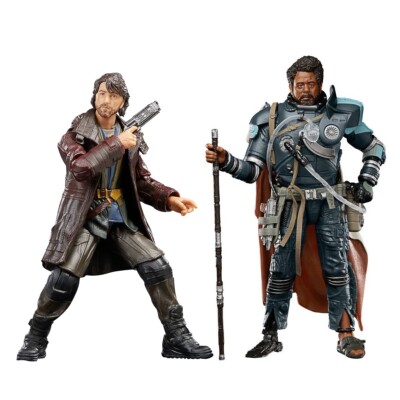 Star Wars Black Series Figuren Cassian Andor + Rogue One Deluxe Saw Gerrera