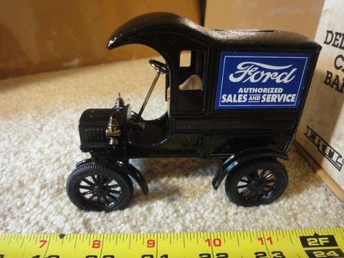 Ertl diecast 1/25 Ford Sales and Service, Vintage 1905 delivery car, coin bank. - Picture 2 of 8