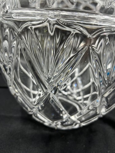 Walther Glass Cut Crystal Large Clear Lidded Punch Bowl with Server Slot - Picture 6 of 15