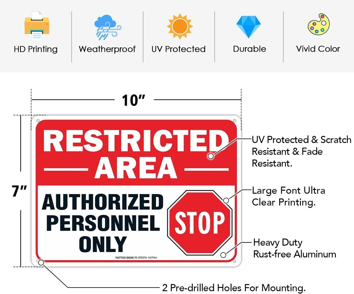 SET CARTELLI IN Alluminio Per Segnaletica Varia EUR 12,00 - IT - Foto 5